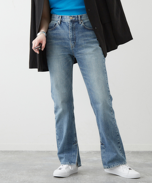 Plage 【NEPLA./ネプラ】 SLIT STRAIT デニム24 NEPLA./ネプラ】 SLIT STRAIT デニム（デニムパンツ）｜Plage