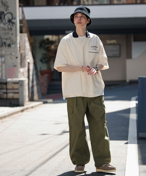 RAGEBLUE(レイジブルー)の「バックデザイン/ボーリングシャツ(シャツ/ブラウス・メンズ・ホワイト/ブラック/グリーン・MEDIUM/LARGE)」の8枚目の写真