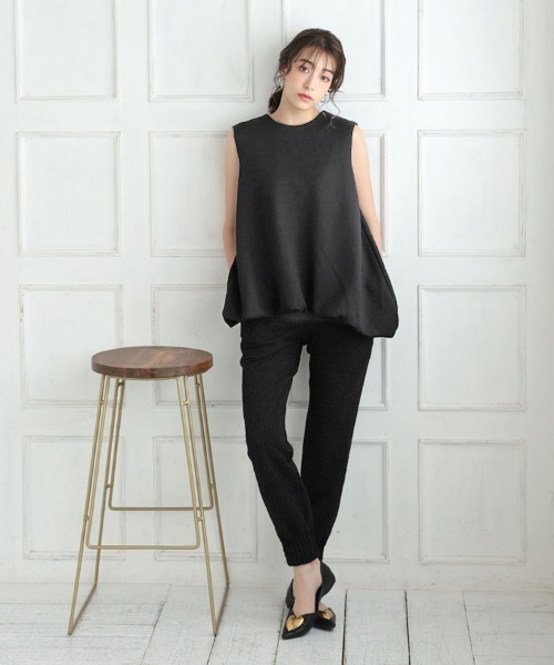 DONOBAN（ドノバン）の「バルーントップス（Tシャツ/カットソー・レディース・ホワイト×ブラック/ブルー系その他/ブラック×ホワイト・F）」の11枚目の写真