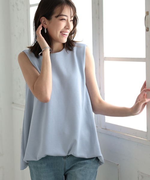 DONOBAN（ドノバン）の「バルーントップス（Tシャツ/カットソー・レディース・ホワイト×ブラック/ブルー系その他/ブラック×ホワイト・F）」の13枚目の写真