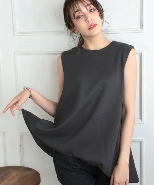 DONOBAN（ドノバン）の「バルーントップス（Tシャツ/カットソー・レディース・ホワイト×ブラック/ブルー系その他/ブラック×ホワイト・F）」の8枚目の写真