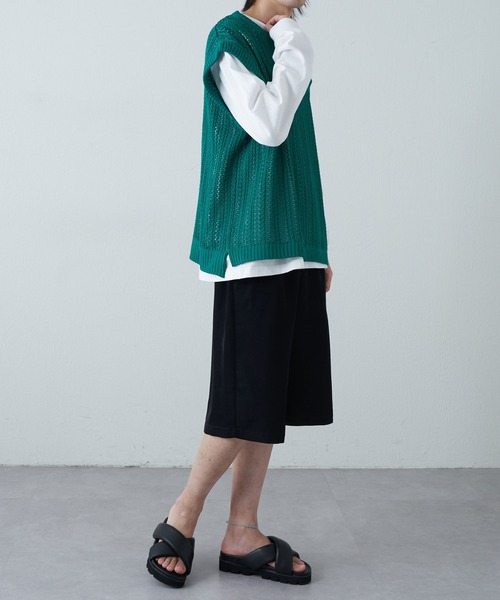 COLONY 2139（コロニートゥーワンスリーナイン）の「パテッドクロスベルトサンダル（サンダル・メンズ・アイボリー/ブラック・MEDIUM/LARGE）」の14枚目の写真