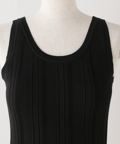 Noble（ノーブル）の「【ADAWAS】 PLEATED STITCH タンクトップ（タンクトップ・レディース・グリーン/ホワイト/ブラック・FREE）」の17枚目の写真