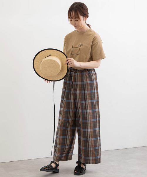 POU DOU DOU（プードゥドゥ）の「アニマルチェーンステッチTee（Tシャツ/カットソー・レディース・オフホワイト/ライトブルー/ベージュ/ホワイト/スミクロ/アイボリー・3）」の13枚目の写真