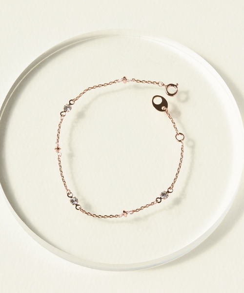 Phoebe(フィービィー)の「スキップグリッターブレスレット(ブレスレット・レディース・ピンクゴールド/イエローゴールド・FREE)」の12枚目の写真
