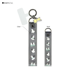Miffy | miffy/ミッフィー マルチリングプラス クリアハンドストラップセット(スマホグッズ)