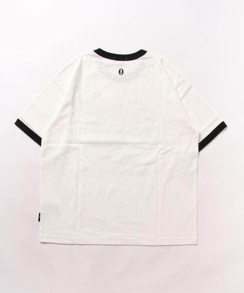 RUGGEDWORKS(ラゲッドワークス)の「Coleman【コールマン】ユニセックス Campfield view Ringer/Tshirt(Tシャツ/カットソー・メンズ・ホワイト/ネイビー/イエロー・M/L/XL)」の15枚目の写真