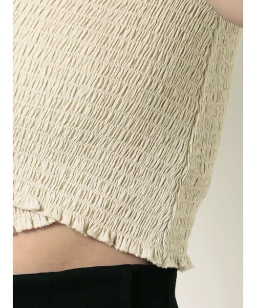 EMODA（エモダ）の「フィットクロスバンドトップ（Tシャツ/カットソー・レディース・その他/ブルー/ブラック/ベージュ・FREE）」の21枚目の写真