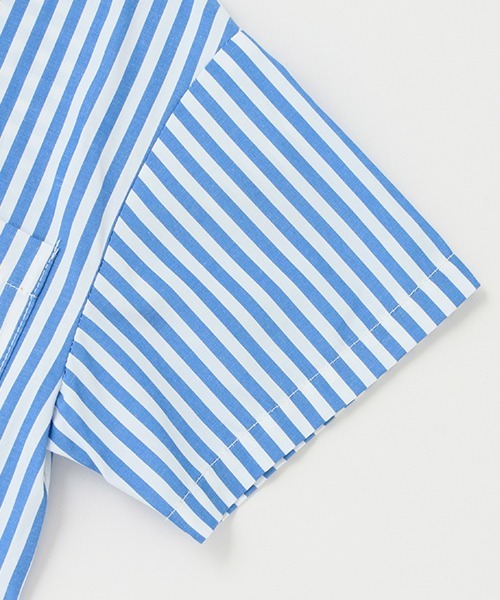 X-girl Stages（エックスガールステージス）の「【WEB限定】フハク半袖シャツ＋タンクトップSET（シャツ/ブラウス・キッズ・ネイビー/ブルー・100cm/90cm/140cm/130cm/110cm/120cm）」の17枚目の写真