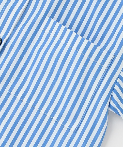 X-girl Stages（エックスガールステージス）の「【WEB限定】フハク半袖シャツ＋タンクトップSET（シャツ/ブラウス・キッズ・ネイビー/ブルー・100cm/90cm/140cm/130cm/110cm/120cm）」の11枚目の写真