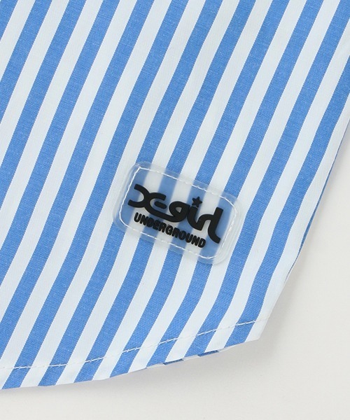 X-girl Stages（エックスガールステージス）の「【WEB限定】フハク半袖シャツ＋タンクトップSET（シャツ/ブラウス・キッズ・ネイビー/ブルー・100cm/90cm/140cm/130cm/110cm/120cm）」の13枚目の写真