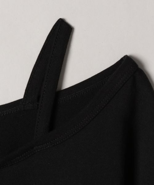 JEANASIS（ジーナシス）の「キョウネンネックデザインBIG TEE/906283（Tシャツ/カットソー・レディース・チャコールグレー/ブラック/ホワイト・FREE）」の14枚目の写真