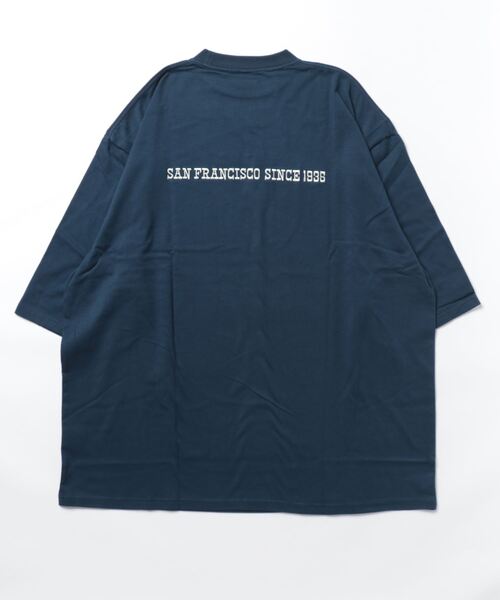 BEN DAVIS(ベンデイビス)の「《BEN DAVIS》ビッグシルエット PRINT TEE/抗菌防臭 リサイクルコットン混(Tシャツ/カットソー・メンズ・ブラック/ホワイト/ネイビー・FREE)」の6枚目の写真