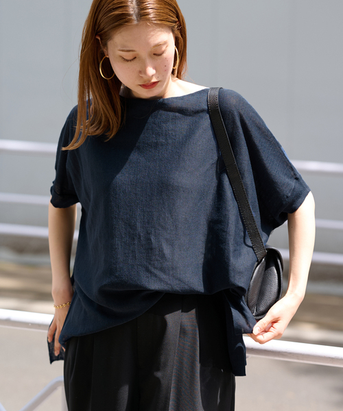 FRAMeWORK ワイドプルオーバーニット FRAMeWORK（フレームワーク） ニット セーター 「追加」ラグラン