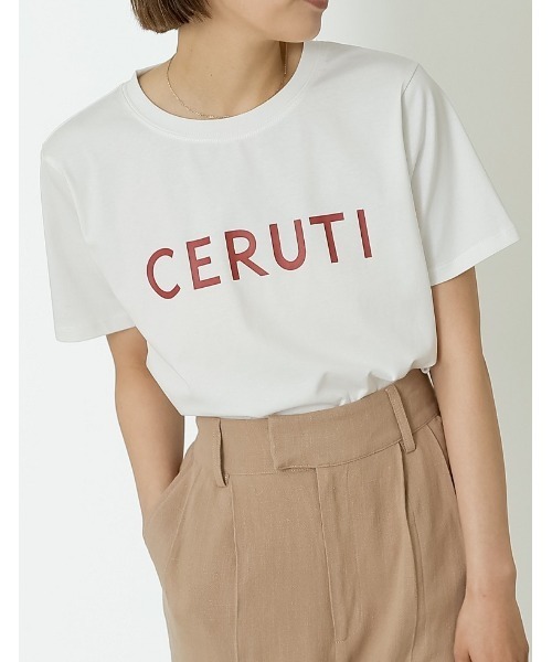 Re:EDIT（リエディ）の「フロントロゴプリントTシャツ（Tシャツ/カットソー・レディース・ホワイト系その他2/ブラック/ホワイト系その他3/ホワイト系その他・LARGE/MEDIUM）」の3枚目の写真