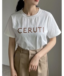 Re:EDIT | [接触冷感]フロントロゴプリントTシャツ(Tシャツ/カットソー)
