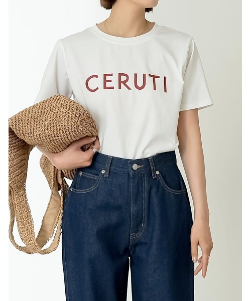 Re:EDIT（リエディ）の「フロントロゴプリントTシャツ（Tシャツ/カットソー・レディース・ホワイト系その他2/ブラック/ホワイト系その他3/ホワイト系その他・LARGE/MEDIUM）」の6枚目の写真