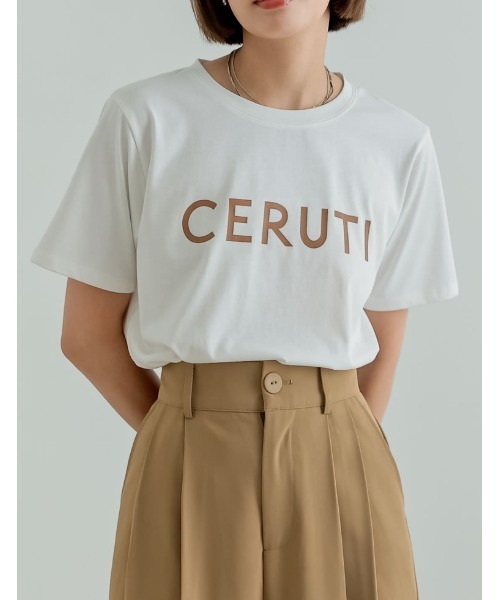 Re:EDIT（リエディ）の「フロントロゴプリントTシャツ（Tシャツ/カットソー・レディース・ホワイト系その他2/ブラック/ホワイト系その他3/ホワイト系その他・LARGE/MEDIUM）」の17枚目の写真