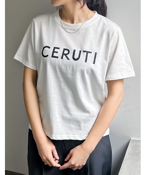 Re:EDIT（リエディ）の「フロントロゴプリントTシャツ（Tシャツ/カットソー・レディース・ホワイト系その他2/ブラック/ホワイト系その他3/ホワイト系その他・LARGE/MEDIUM）」の22枚目の写真
