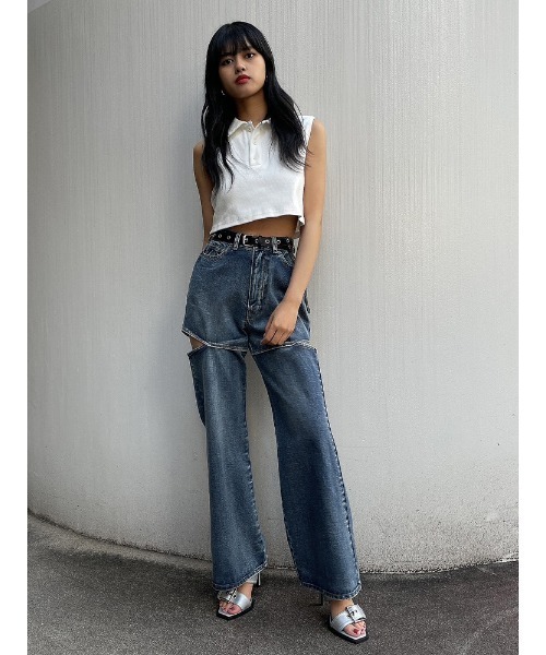 ENVYM（アンビー）の「バックルベルトミュール（サンダル・レディース・ブラック/シルバー/ホワイト・22.5cm/23.5cm/24.5cm）」の6枚目の写真