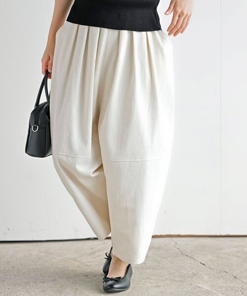 rps（アールピーエス）の「エッグパンツ（その他パンツ・レディース・ブルー/ブラック/カーキ/サックスブルー/アイボリー/ストライプ/ライトカーキ・フリー）」の12枚目の写真