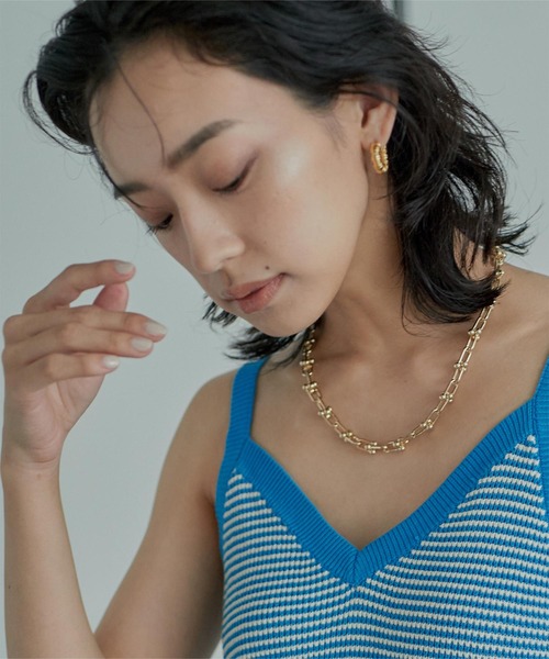 miette(ミエット)の「ホースシューチェーンネックレス(ネックレス・レディース・シルバー/ゴールド・FREE)」の6枚目の写真