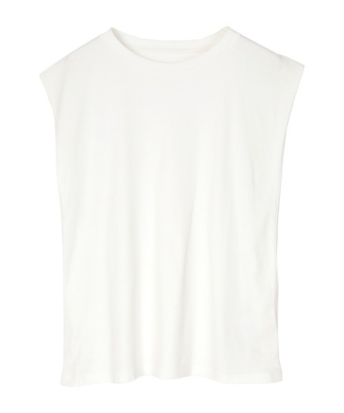 汗染み防止ショルダータックトップス