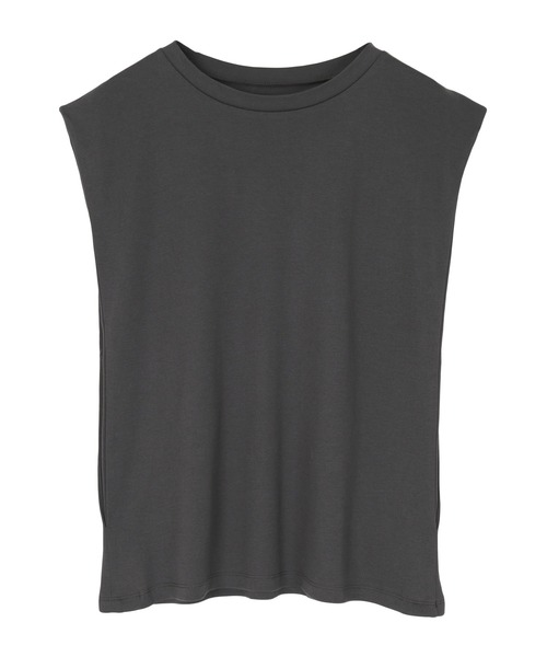 汗染み防止ショルダータックトップス