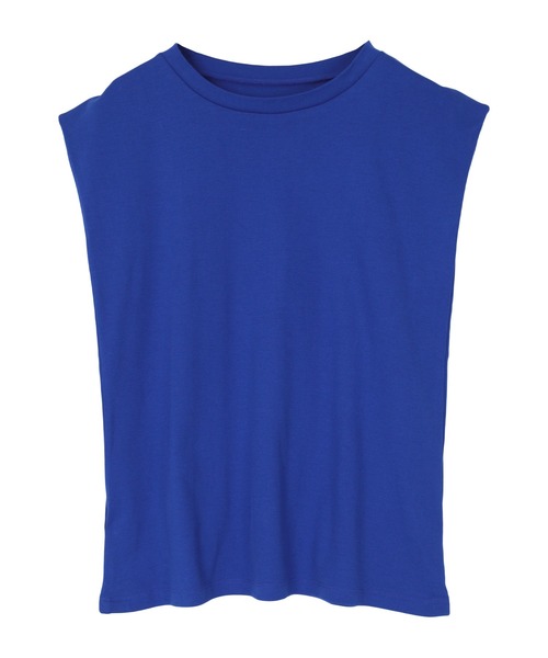 汗染み防止ショルダータックトップス