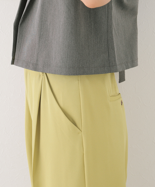 JOINT WORKS（ジョイントワークス）の「【COMMRE/コムル】テーラード ショートジレ（ベスト・レディース・チャコールグレー・FREE）」の22枚目の写真