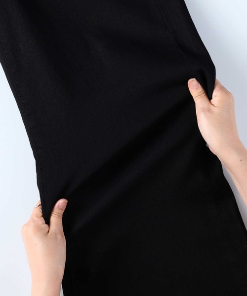 SOMETHING（サムシング）の「【SOMETHING】「LISA」ワイドパンツ（デニムパンツ・レディース・ブラック・XS/S/M/L）」の7枚目の写真