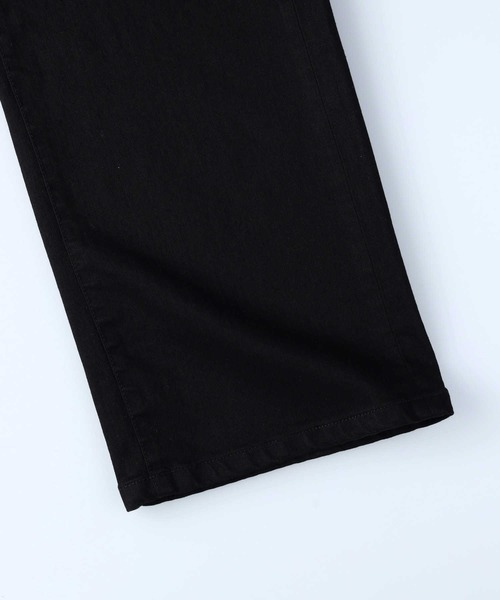 SOMETHING（サムシング）の「【SOMETHING】「LISA」ワイドパンツ（デニムパンツ・レディース・ブラック・XS/S/M/L）」の8枚目の写真