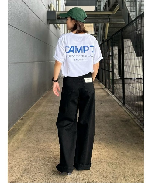 SOMETHING（サムシング）の「【SOMETHING】「LISA」ワイドパンツ（デニムパンツ・レディース・ブラック・XS/S/M/L）」の20枚目の写真