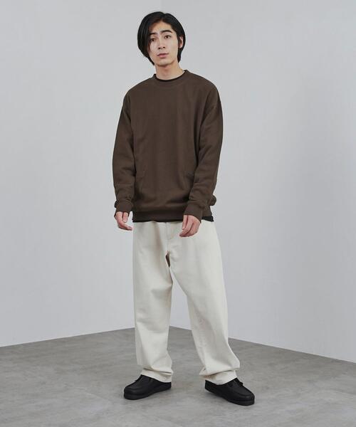 SMITH'S（スミス）の「SMITH’S（スミス）別注ガーデン裏毛クルーネックスウェット（スウェット・メンズ・ダークブラウン/ブラック/グレー・S/M/L/XL）」の9枚目の写真