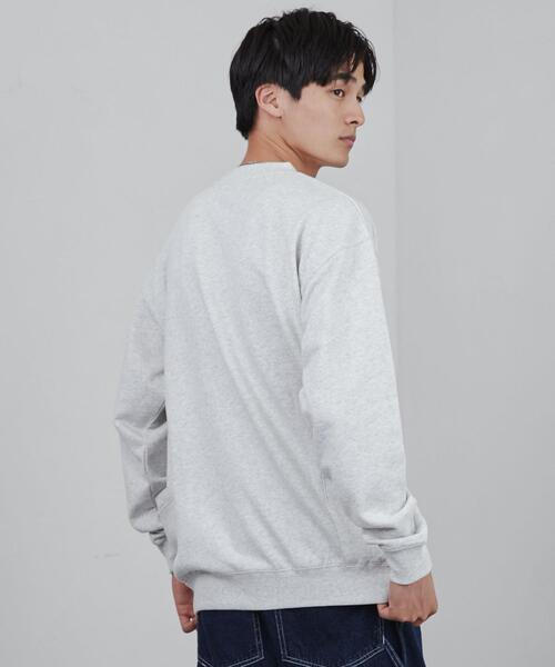 SMITH'S（スミス）の「SMITH’S（スミス）別注ガーデン裏毛クルーネックスウェット（スウェット・メンズ・ダークブラウン/ブラック/グレー・S/M/L/XL）」の17枚目の写真