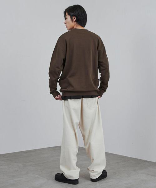 SMITH'S（スミス）の「SMITH’S（スミス）別注ガーデン裏毛クルーネックスウェット（スウェット・メンズ・ダークブラウン/ブラック/グレー・S/M/L/XL）」の19枚目の写真