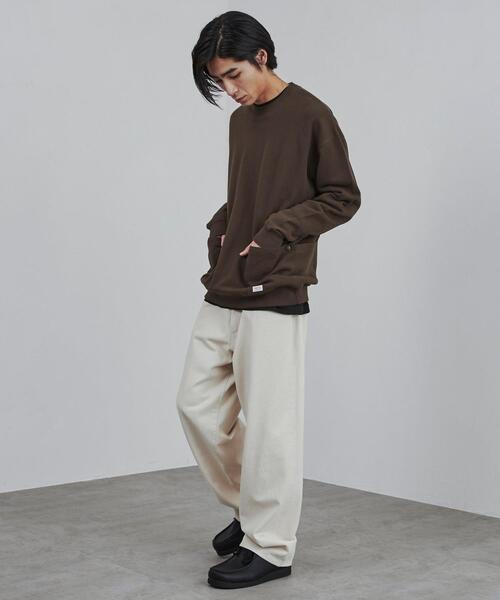 SMITH'S（スミス）の「SMITH’S（スミス）別注ガーデン裏毛クルーネックスウェット（スウェット・メンズ・ダークブラウン/ブラック/グレー・S/M/L/XL）」の21枚目の写真