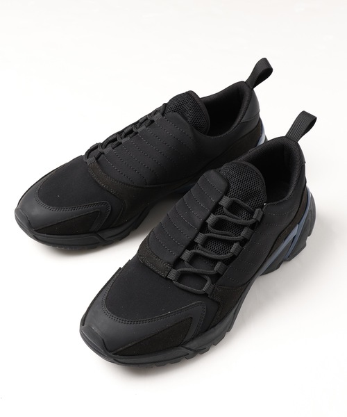 Jieda（ジエダ）の「SNEAKERS（スニーカー・メンズ・アイボリー/ブラック・26/27/28）」の2枚目の写真