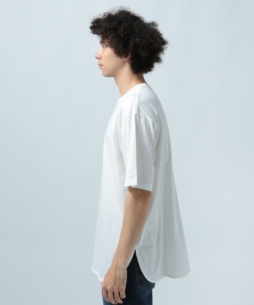 BAYFLOW（ベイフロー）の「ロゴプリントレイヤードプルオーバー（Tシャツ/カットソー・メンズ・オフホワイト/グリーン/チャコール/ベージュ/パープル・MEDIUM/LARGE）」の17枚目の写真