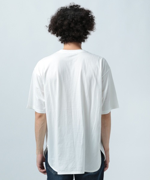 BAYFLOW（ベイフロー）の「ロゴプリントレイヤードプルオーバー（Tシャツ/カットソー・メンズ・オフホワイト/グリーン/チャコール/ベージュ/パープル・MEDIUM/LARGE）」の18枚目の写真