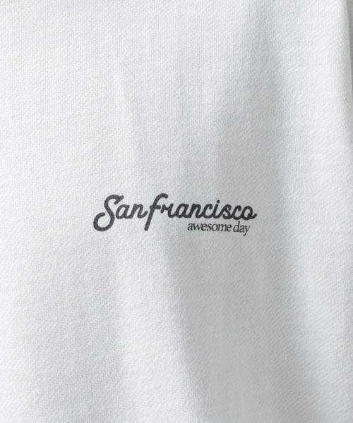 BAYFLOW（ベイフロー）の「ロゴプリントレイヤードプルオーバー（Tシャツ/カットソー・メンズ・オフホワイト/グリーン/チャコール/ベージュ/パープル・MEDIUM/LARGE）」の19枚目の写真