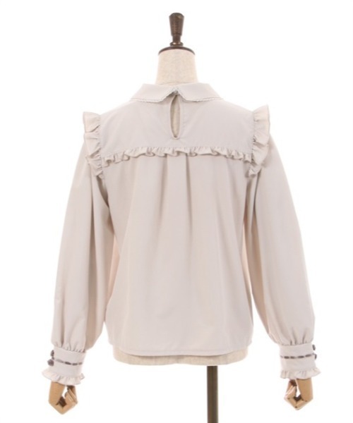 axes femme（アクシーズファム）の「ローズリボンブラウスプルオーバー（シャツ/ブラウス・レディース・ベージュ/ホワイト/ラベンダー・FREE）」の18枚目の写真