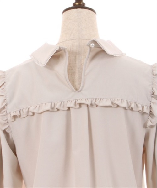 axes femme（アクシーズファム）の「ローズリボンブラウスプルオーバー（シャツ/ブラウス・レディース・ベージュ/ホワイト/ラベンダー・FREE）」の22枚目の写真