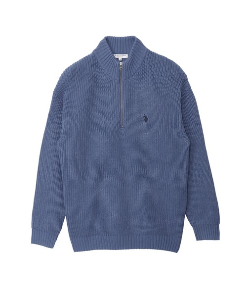 U.S. POLO ASSN.(ユーエスポロアッスン)の「【累計お気に入り数5万件突破!大人気厚手ニット】Ada./U.S. POLO ASSN./ユーエスポロアッスン ハーフジップニット(ニット/セーター・レディース・アイボリー/ブラック/ベージュ/イエロー/ネイビー/ダークブルー/グレー/オートミール・M/L)」の22枚目の写真