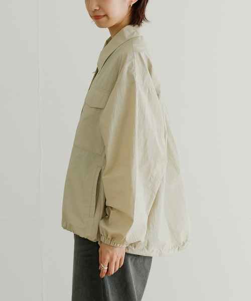 URBAN RESEARCH ベージュ ジップアップジャケット URBAN RESEARCH Sonny Label 「URBAN Label」 ジップアップ