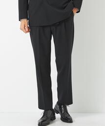 green label relaxing | ストレッチカルゼ 2プリーツ スラックス -ストレッチ-(スラックス)