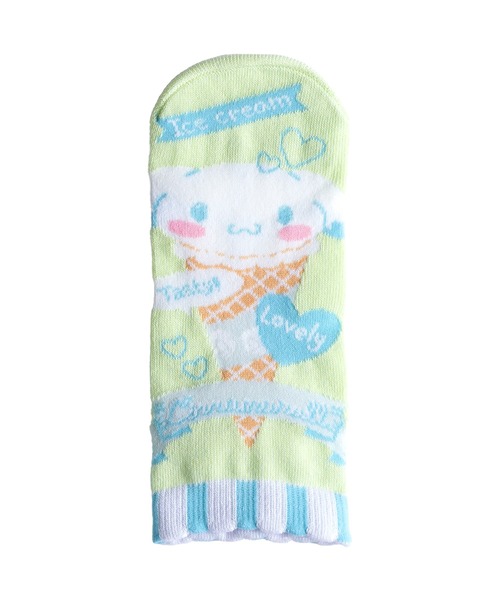 sanrio(サンリオ)の「Sanrio サンリオ キャラクターズ フードカフェ ハローキティ マイメロディ クロミ シナモン アンクルソックス 大人用 くるぶし 靴下 23cm 24cm 25cm(ソックス/靴下・レディース・パープル/ピンク系その他2/ブラウン系その他/ピンク/ピンク系その他/レッド/ブラック/オレンジ/サックスブルー/ブラウン/ブラック系1/ネイビー系1/ブルー系1/イエロー系1/ピンク系1/ピンク系2/レッド系1/スカイブルー系1・23-25cm/M)」の7枚目の写真