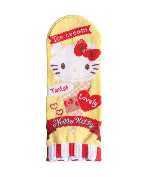 sanrio(サンリオ)の「Sanrio サンリオ キャラクターズ フードカフェ ハローキティ マイメロディ クロミ シナモン アンクルソックス 大人用 くるぶし 靴下 23cm 24cm 25cm(ソックス/靴下・レディース・パープル/ピンク系その他2/ブラウン系その他/ピンク/ピンク系その他/レッド/ブラック/オレンジ/サックスブルー/ブラウン/ブラック系1/ネイビー系1/ブルー系1/イエロー系1/ピンク系1/ピンク系2/レッド系1/スカイブルー系1・23-25cm/M)」の11枚目の写真