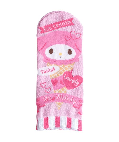 sanrio(サンリオ)の「Sanrio サンリオ キャラクターズ フードカフェ ハローキティ マイメロディ クロミ シナモン アンクルソックス 大人用 くるぶし 靴下 23cm 24cm 25cm(ソックス/靴下・レディース・パープル/ピンク系その他2/ブラウン系その他/ピンク/ピンク系その他/レッド/ブラック/オレンジ/サックスブルー/ブラウン/ブラック系1/ネイビー系1/ブルー系1/イエロー系1/ピンク系1/ピンク系2/レッド系1/スカイブルー系1・23-25cm/M)」の15枚目の写真