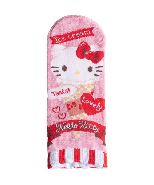 sanrio(サンリオ)の「Sanrio サンリオ キャラクターズ フードカフェ ハローキティ マイメロディ クロミ シナモン アンクルソックス 大人用 くるぶし 靴下 23cm 24cm 25cm(ソックス/靴下・レディース・パープル/ピンク系その他2/ブラウン系その他/ピンク/ピンク系その他/レッド/ブラック/オレンジ/サックスブルー/ブラウン/ブラック系1/ネイビー系1/ブルー系1/イエロー系1/ピンク系1/ピンク系2/レッド系1/スカイブルー系1・23-25cm/M)」の17枚目の写真